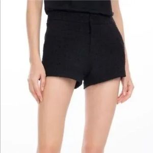 Generation Love Black Tweed Faye Shorts Small NEW NWT REG $198